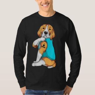 Beagle I Love Mom Apparel, Dog Mom Gifts Womens T-Shirt