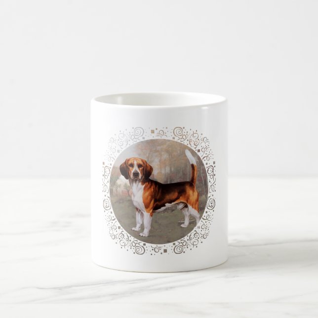 Beagle in Country Setting Coffee Mug (Center)