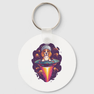 Beagle � Intergalactic Dog Encounter Keychain