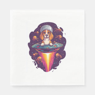 Beagle – Intergalactic Dog Encounter Napkin