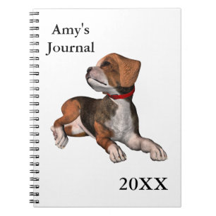 Beagle Journal-with Name/Year Notebook