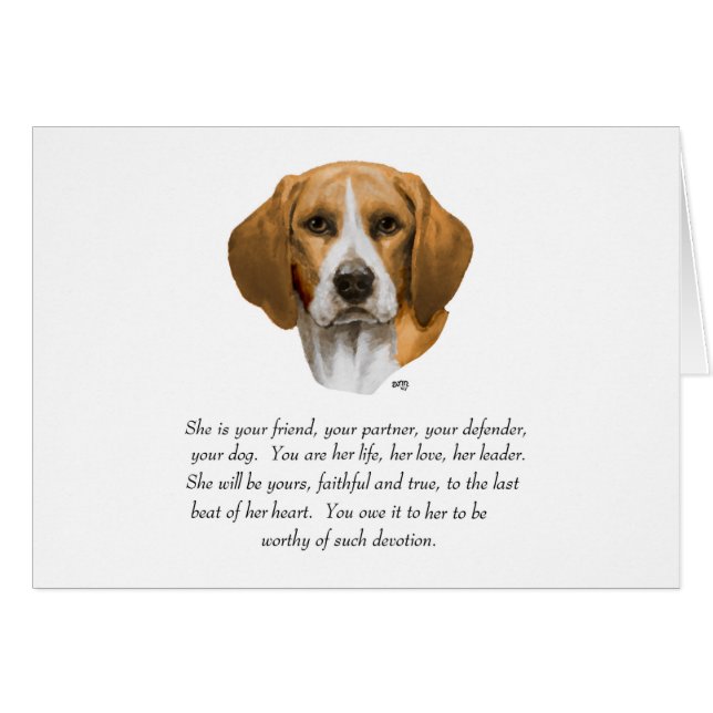 Beagle keepsake (Devant horizontal)