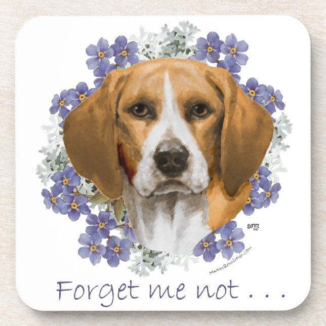 Beagle Keepsake Coaster (Front)