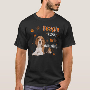 Beagle Kisses Fix Everything Awesome T-Shirt