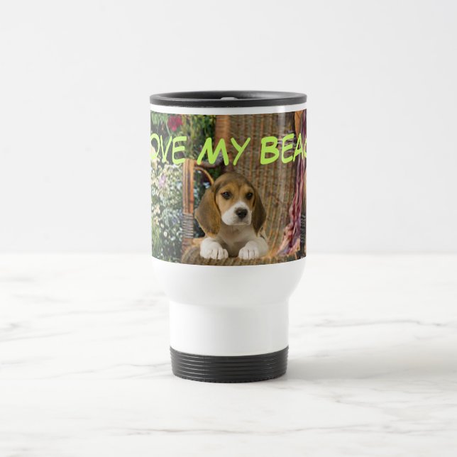 Beagle Love Travel Mug (Center)
