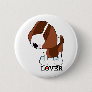 Beagle Lover 2 Inch Round Button