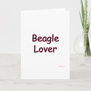Beagle Lover Holiday Card