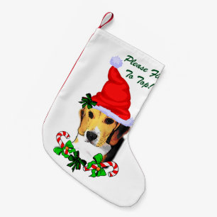 Beagle Lovers Christmas Small Christmas Stocking