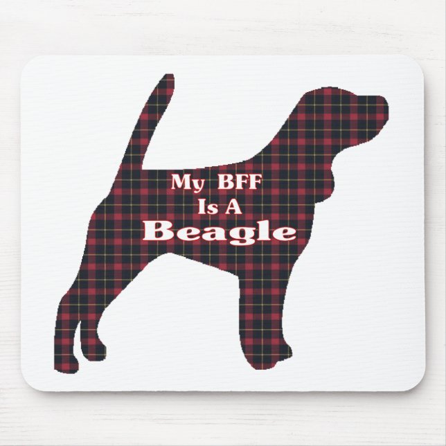 Beagle Lovers Gifts Mouse Pad (Front)