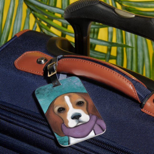 Beagle Luggage Tag (Front Insitu 1)