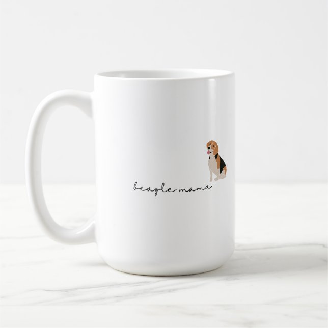 Beagle Mama Coffee Mug (Left)