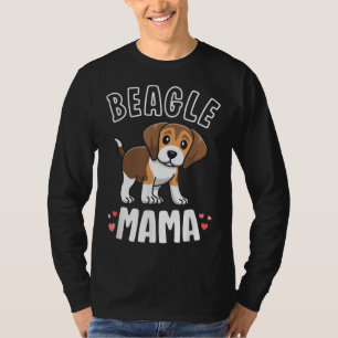 Beagle Mama Dog Mom For Women Gift For Beagle Love T-Shirt