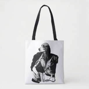 BEAGLE MAN Shoulder Tote Bag
