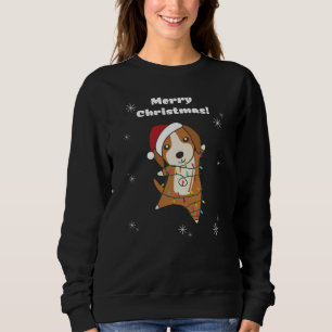 Beagle Merry Christmas Winter Animals Dog Sweatshirt