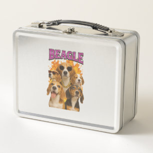 Beagle metal lunch box