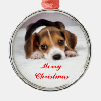 Beagle Metal Ornament
