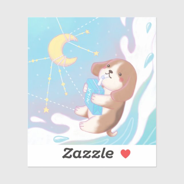 Beagle, Milk & the Moon (Sheet)