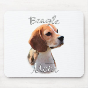 Beagle Mom 2 Mouse Pad