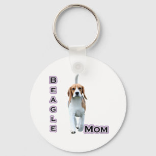 Beagle Mom 4 - Keychain