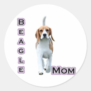 Beagle Mom 4 - Sticker