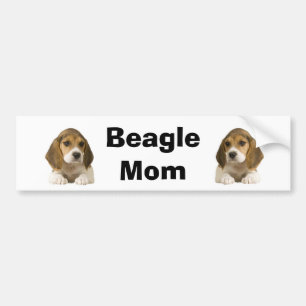 Beagle Mom Bumper Sticker