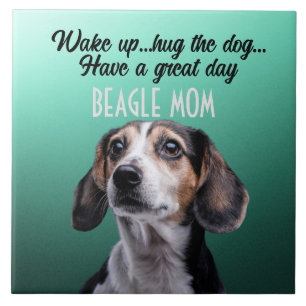 Beagle Mom Ceramic Tile