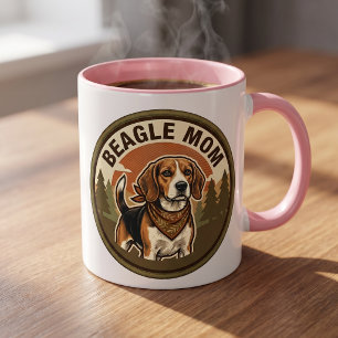 Beagle Mom Coffee Mug Beagle Dog Mom Gift