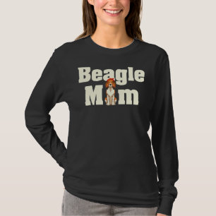 Beagle Mom Dog Owner Women Cute Animal Pet Mommy B T-Shirt