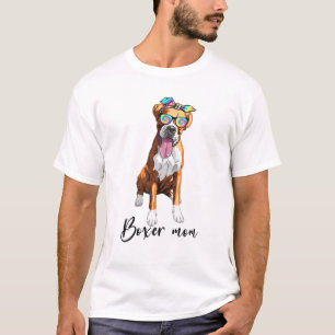Beagle Mom Dog Tie Dye Bandana Sunglasses Mother's T-Shirt