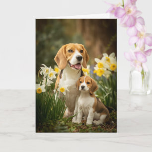 Beagle Mom Mother’s Day Love Card