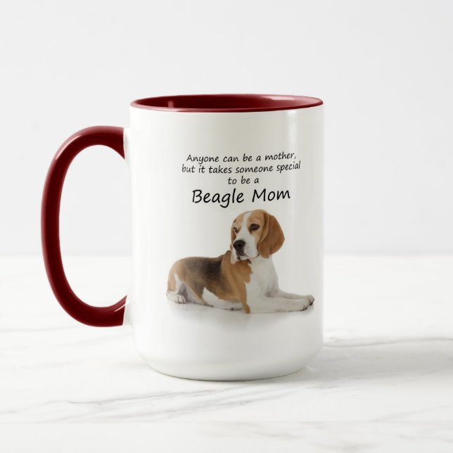 Beagle Mom Mug (Left)
