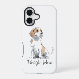 Beagle Mom Premium iPhone 16 Case