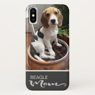 Beagle Mom Smooth Add Your Dog Photo Case-Mate iPhone Case