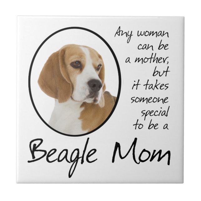 Beagle Mom Tile (Front)