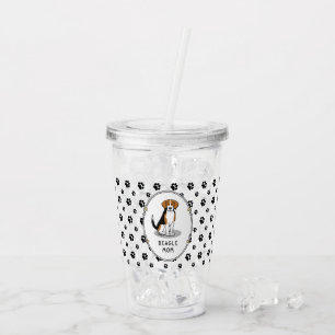 Beagle Mom (tri colour 3) Dog Cute Dog Mom Acrylic Tumbler