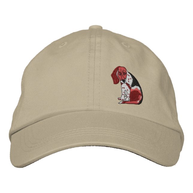 Beagle mon casquette brodé par Bill d'ami (Devant)
