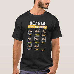 Beagle Obedience Training Dog Guide To Trainer Fun T-Shirt