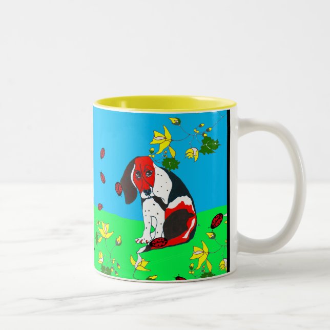 Beagle On The Hill Mug (Right)