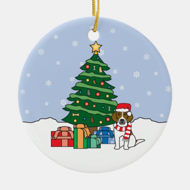 Beagle Ornament (Front)