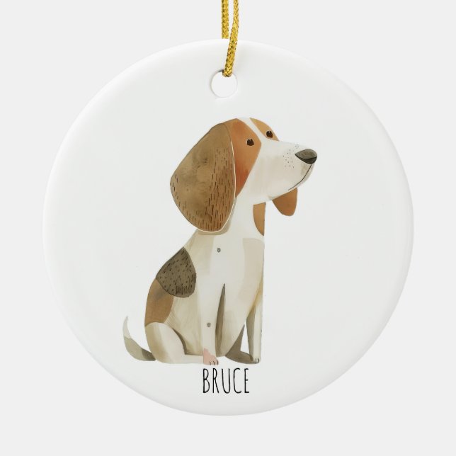 Beagle Ornament (Front)