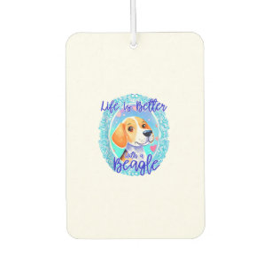 Beagle owner dog puppy mama beagle dog cute women air freshener
