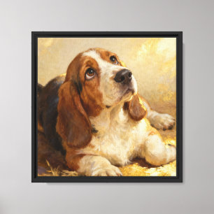 Beagle Painting Canvas Print