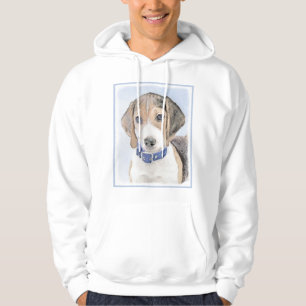 Beagle Painting - Cute Original Dog Art Hoodie
