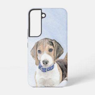 Beagle Painting - Cute Original Dog Art Samsung Galaxy Case