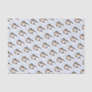 Beagle Painting - Cute Original Dog Art Tissue Paper