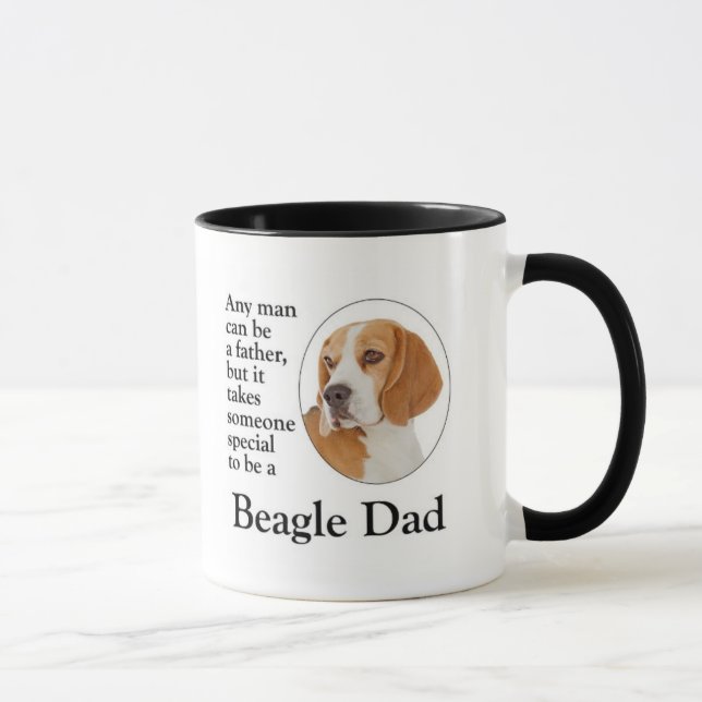 Beagle Papa Mug (Droite)