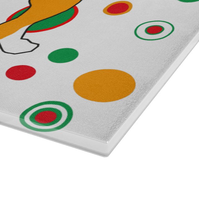 Beagle Pattern Cutting Board (Corner)