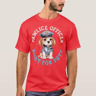 Beagle Pawlice Officer T-Shirt