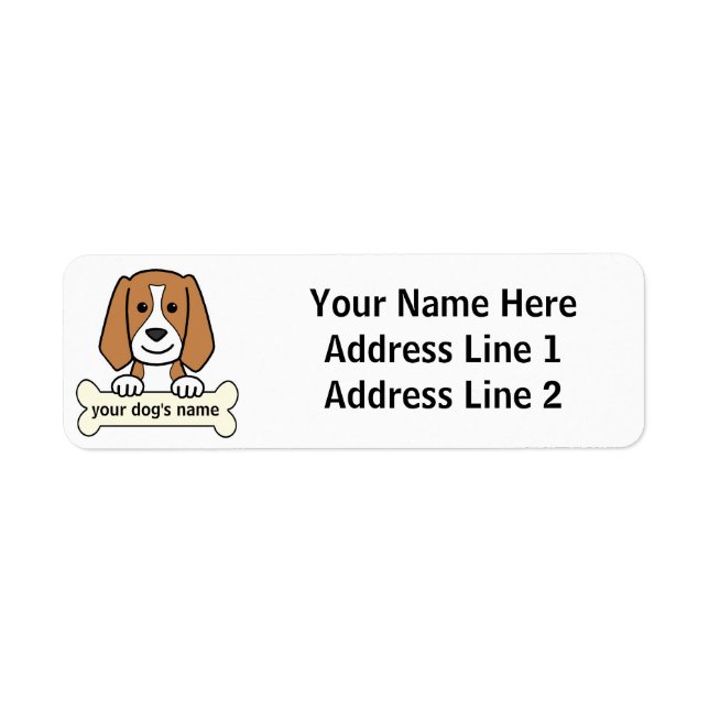 Beagle personnalisé (Devant)