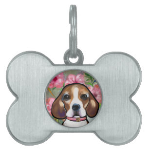 Beagle pet ID tag